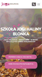 Mobile Screenshot of joga-blonka.pl